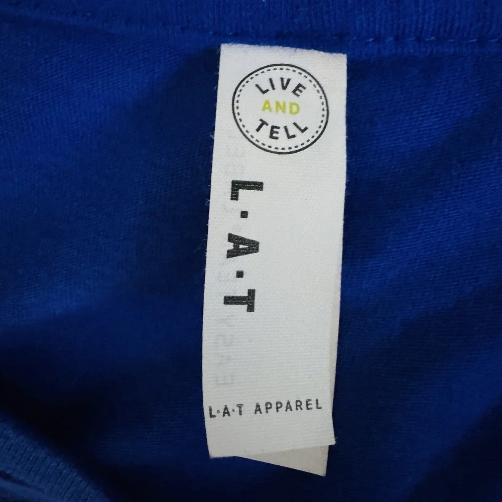 Rachel Maddow Watch This Space Royal Blue T-Shirt Short Sleeve Tee Artsy XL News - Picture 5 of 6